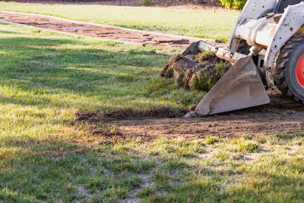 Yard Drainage Grading in Akron