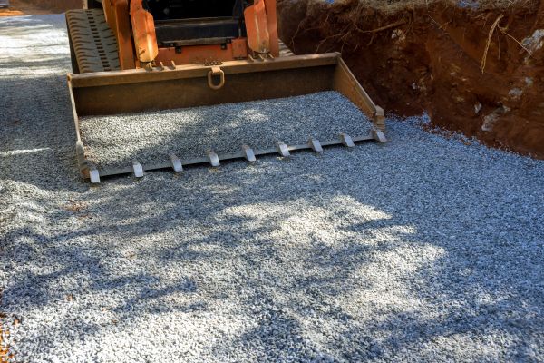 Gravel Driveway Rut Repair in Akron